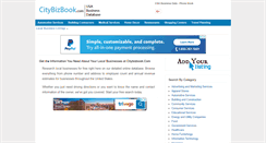 Desktop Screenshot of citybizbook.com
